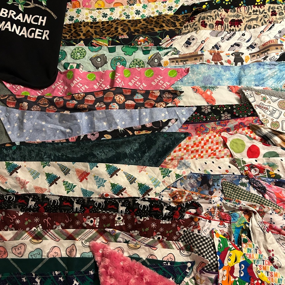 Assorted Patterned Bandanas- Multicolor - Picture 2 of 4